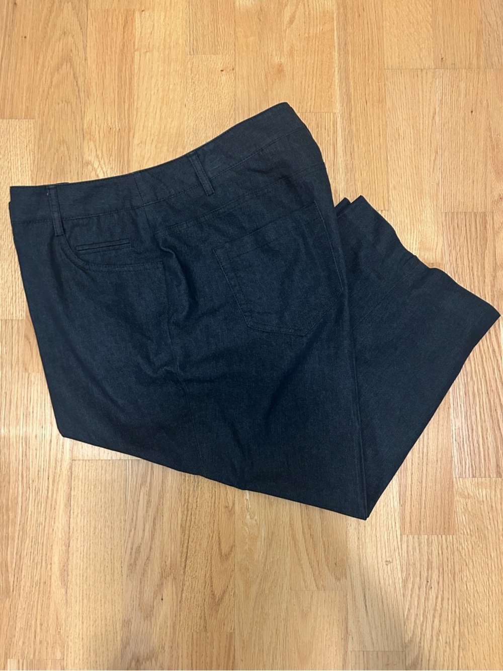 Dalia Collection Black Straight-Leg but wide Women's Jeans